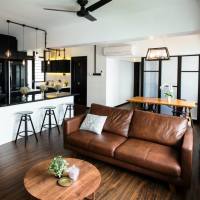 JQ Ong/ The Association | A HDB Flat with Black and White Colonial Charm